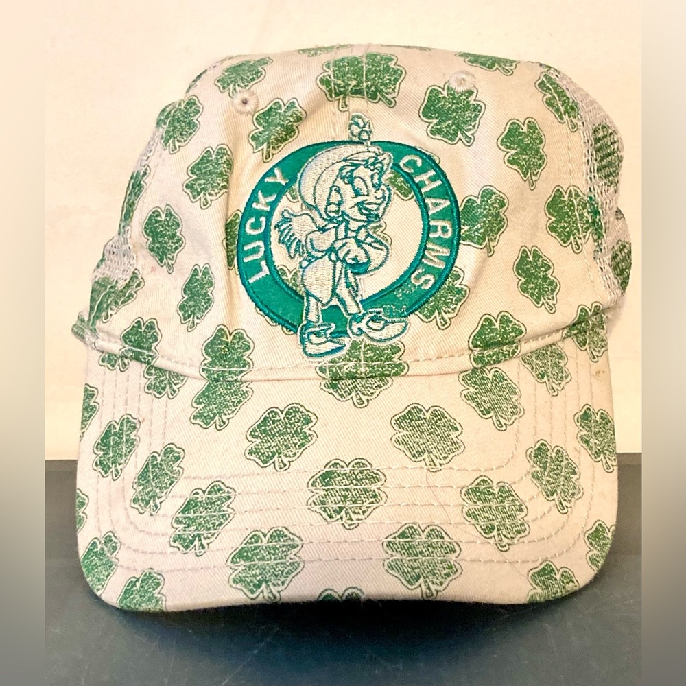 2008 General Mills Lucky Charms Unisex Adjustable Canvas Hat with Mesh